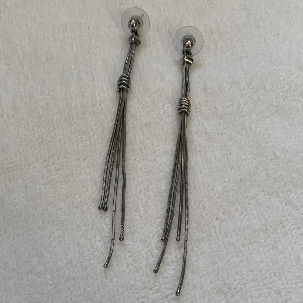 Elegant Silver Dangle Earrings